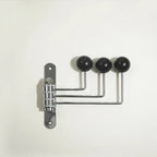 Perchero de Pared de Metal Retro 3 o 4 Ganchos Negro Blanco Verde Rojo Pasillo Dormitorio