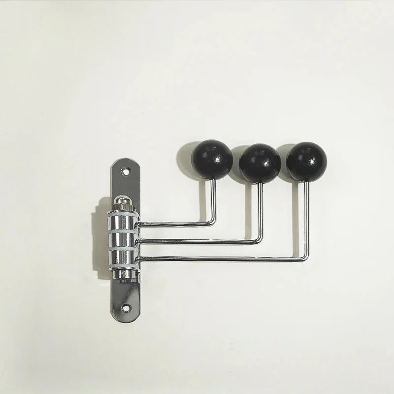 Perchero de Pared de Metal Retro 3 o 4 Ganchos Negro Blanco Verde Rojo Pasillo Dormitorio