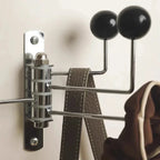 Perchero de Pared de Metal Retro 3 o 4 Ganchos Negro Blanco Verde Rojo Pasillo Dormitorio