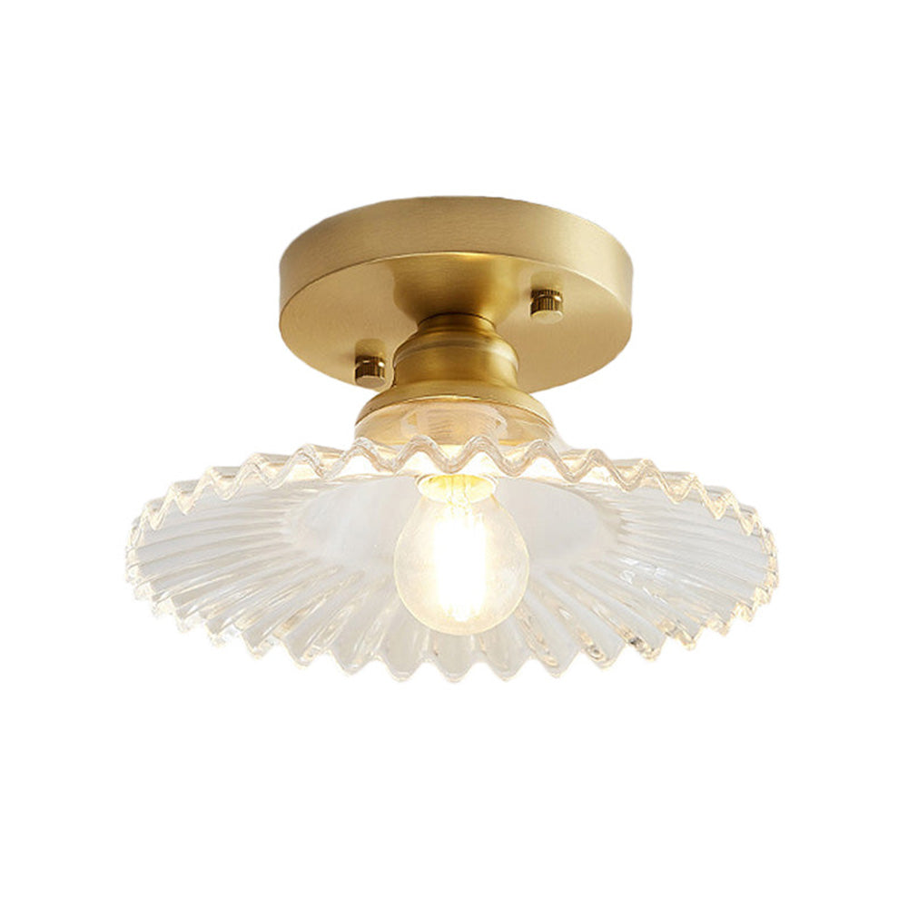Lámpara de Techo Moderna de Vidrio Semi Flush