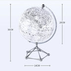 Lámpara de Globo Terráqueo LED Rotativa Royaleva – Pieza de Decoración Belyst Jord
