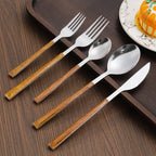 Conjunto de Cubiertos WaldenGrace Lyx con Mango de Madera