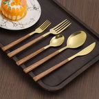 Conjunto de Cubiertos WaldenGrace Lyx con Mango de Madera