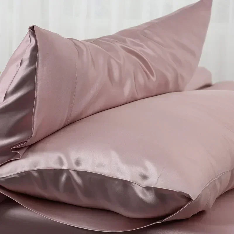 Funda de Almohada de 100% Seda de Morera – Suave para el Cabello y la Piel