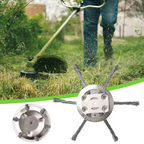 Cepillo de Hierba de Acero para Desmalezadora Universal | Cepillo de Jardín Potente para Madera Dura y Piedras | Accesorio Profesional para Desmalezadora para Césped, Musgo y Maleza | Eliminador de Maleza Duradero para Fresadora