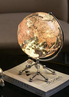 Lámpara de Globo Terráqueo LED Rotativa Royaleva – Pieza de Decoración Belyst Jord