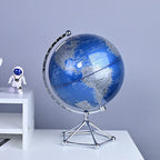 Lámpara de Globo Terráqueo LED Rotativa Royaleva – Pieza de Decoración Belyst Jord