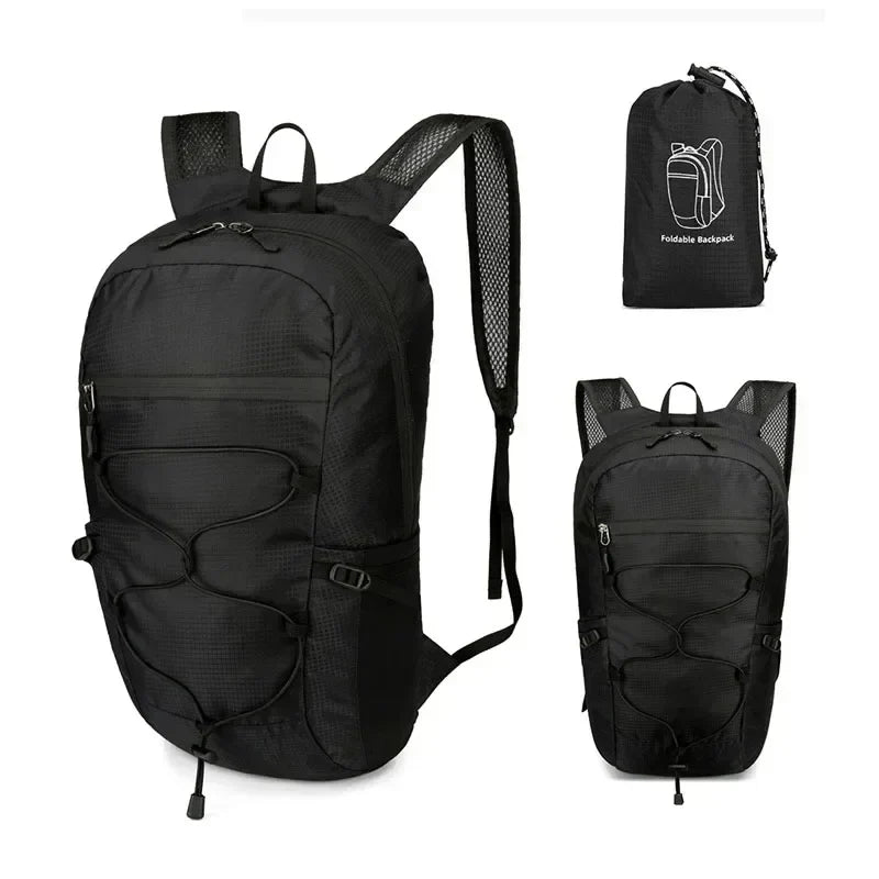 Carvallo PackLite 20 L | Ultraligero y A Prueba de Agua | Plegable para Viajes y Senderismo