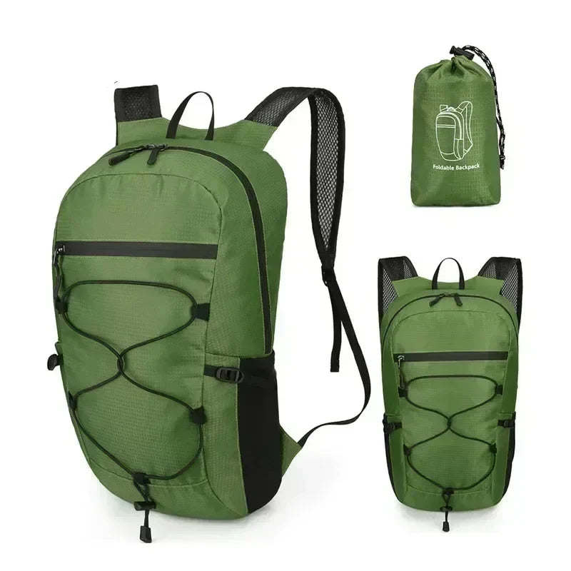 Carvallo PackLite 20 L | Ultraligero y A Prueba de Agua | Plegable para Viajes y Senderismo