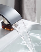 Grifo de Caída para Lavabo de Acero Inoxidable Grifo Mezclador Monomando Diseño Moderno Grifo de Caída 19cm 25cm Cromo