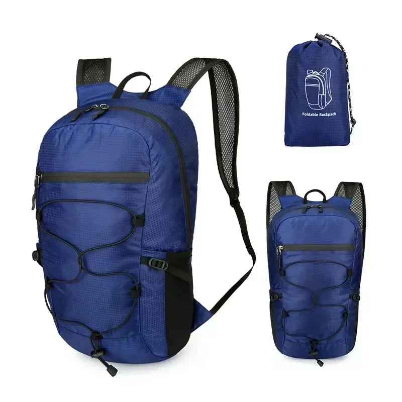 Carvallo PackLite 20 L | Ultraligero y A Prueba de Agua | Plegable para Viajes y Senderismo