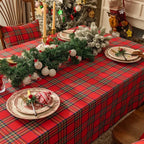 Carvallo - Mantel a cuadros navideño