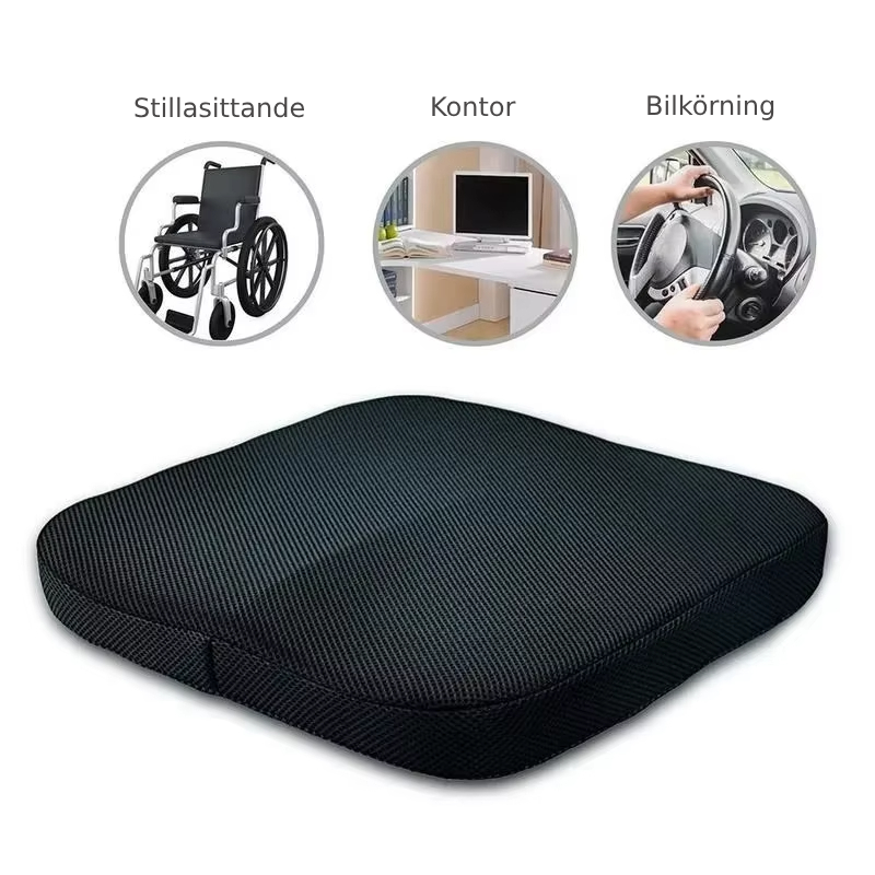 Cojín Ergonómico para Sentarse – Alivio para el Coccix y el Dolor de Espalda