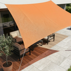 Tela de Sombra Rectangular Impermeable Protección UV Terraza Jardín Balcón