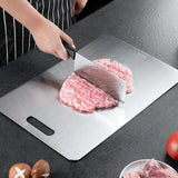 Royallure Titanio Tabla de Cortar Mejorada - Duradera, Doble Lado, Superficie Segura de Grado Alimenticio para Cocina y Uso al Aire Libre