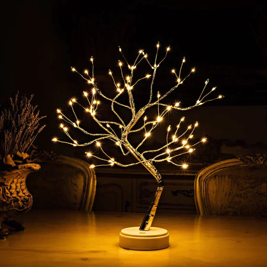 Lámpara de Mesa LED Rama de Árbol Decorativa