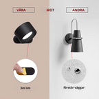 Luz Nórdica – lámpara de pared inalámbrica, recargable y controlada a distancia con diseño escandinavo