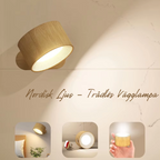 Luz Nórdica – lámpara de pared inalámbrica, recargable y controlada a distancia con diseño escandinavo