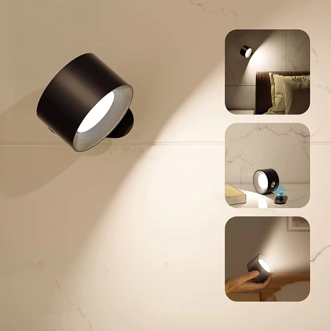 Luz Nórdica – lámpara de pared inalámbrica, recargable y controlada a distancia con diseño escandinavo