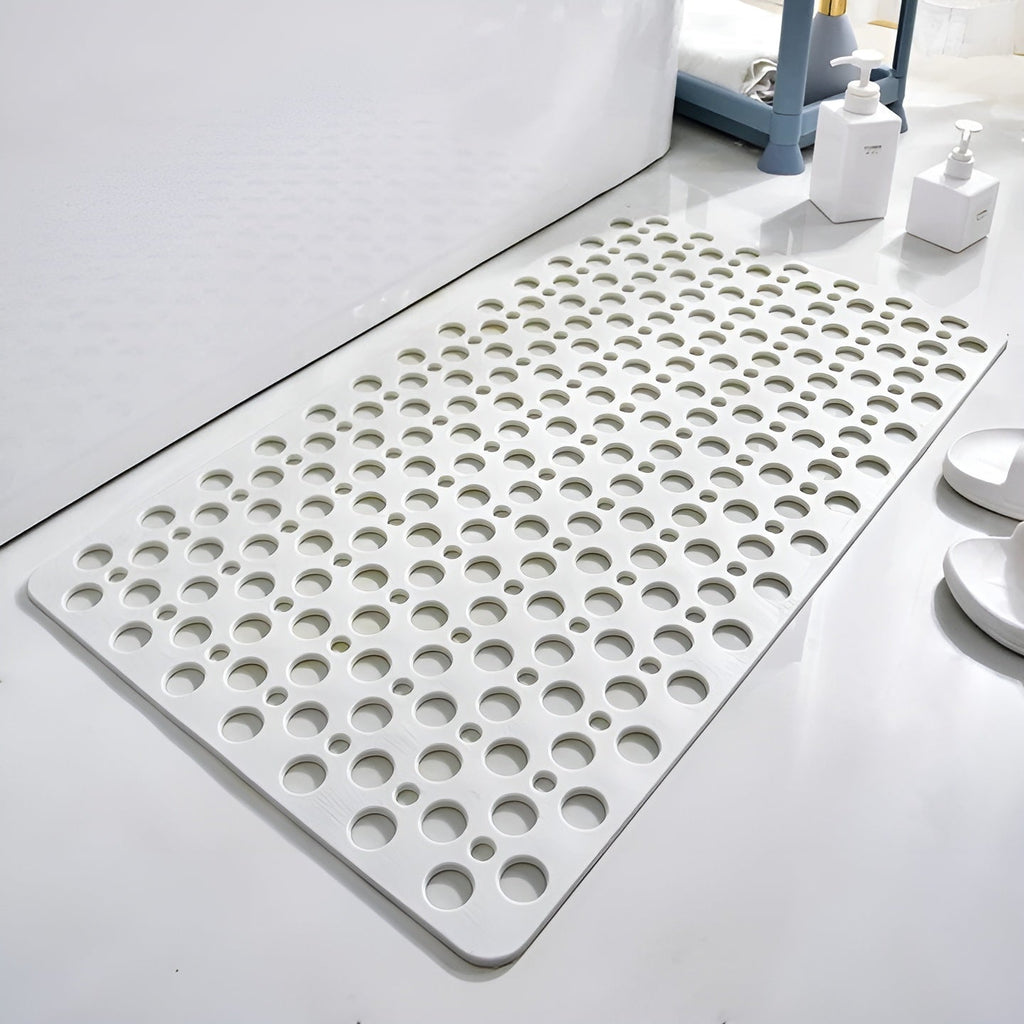 Alfombrilla de ducha antideslizante – Antibacteriana e higiénica | Agarre seguro en el baño