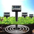 Dispositivo de ultrasonido solar para ahuyentar serpientes y plagas – unidad para el jardín