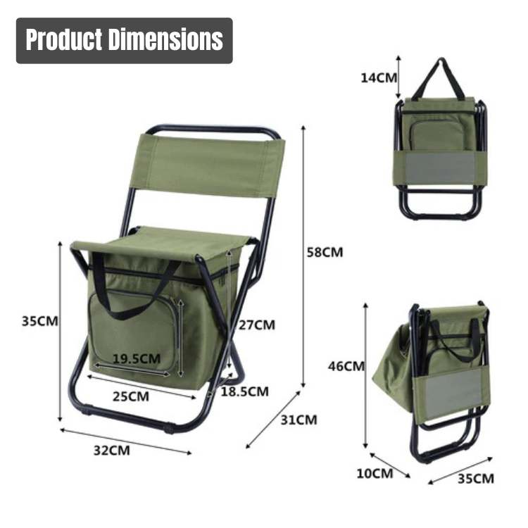 Silla Plegable Todo en Uno para Exterior