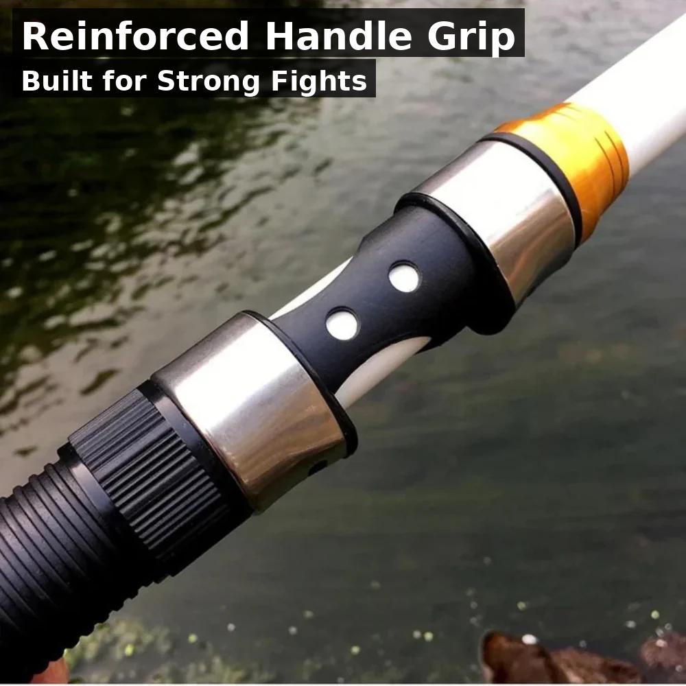 AquaStrike – Caña de Pesca Telescópica de Fibra de Carbono