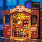 Miniatura de Librería de Búhos DIY – Kit de Madera 3D con Iluminación para Decoración Creativa