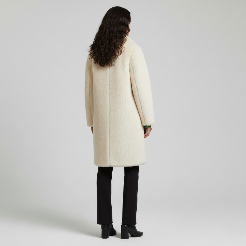 Abrigo de piel sintética