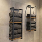 Soporte para Toallas Ahorrador de Espacio - Para un Baño Ordenado