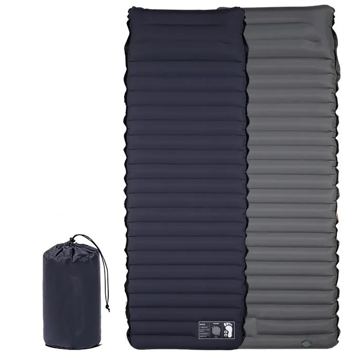 Colchón Inflable con Bomba de Aire Incorporada, 10cm, 3.0-3.2 R-valor, Doble Capa