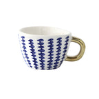 Taza de cerámica con diseño geométrico – Elegante y moderna | Ideal para café o té