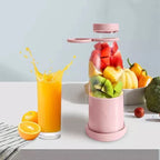 Batidora de Smoothie Compacta y Portátil con Contenedor de Frutas y Tapa para Beber