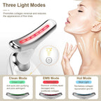 7-en-1 EMS Aparato de Masaje Facial y de Cuello - Unidad de Reafirmación y Lifting