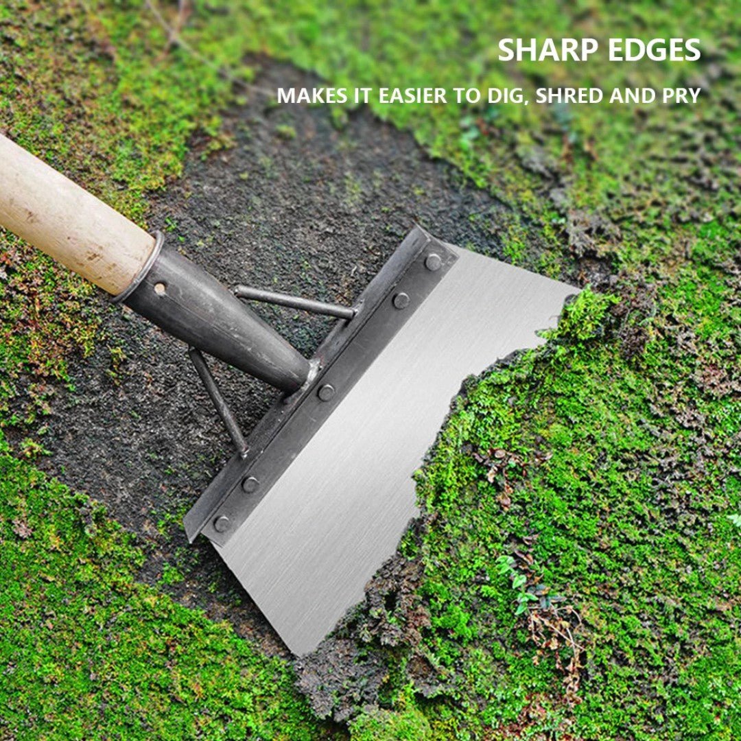 CleanEdge – Pala de Desmalezado de Acero Inoxidable Multiusos