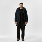 Parka larga acolchada