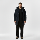 Parka larga acolchada