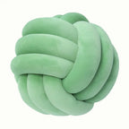 Bola de Suede Efecto Tejido Decorativa Cojín Suave