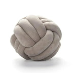 Bola de Suede Efecto Tejido Decorativa Cojín Suave