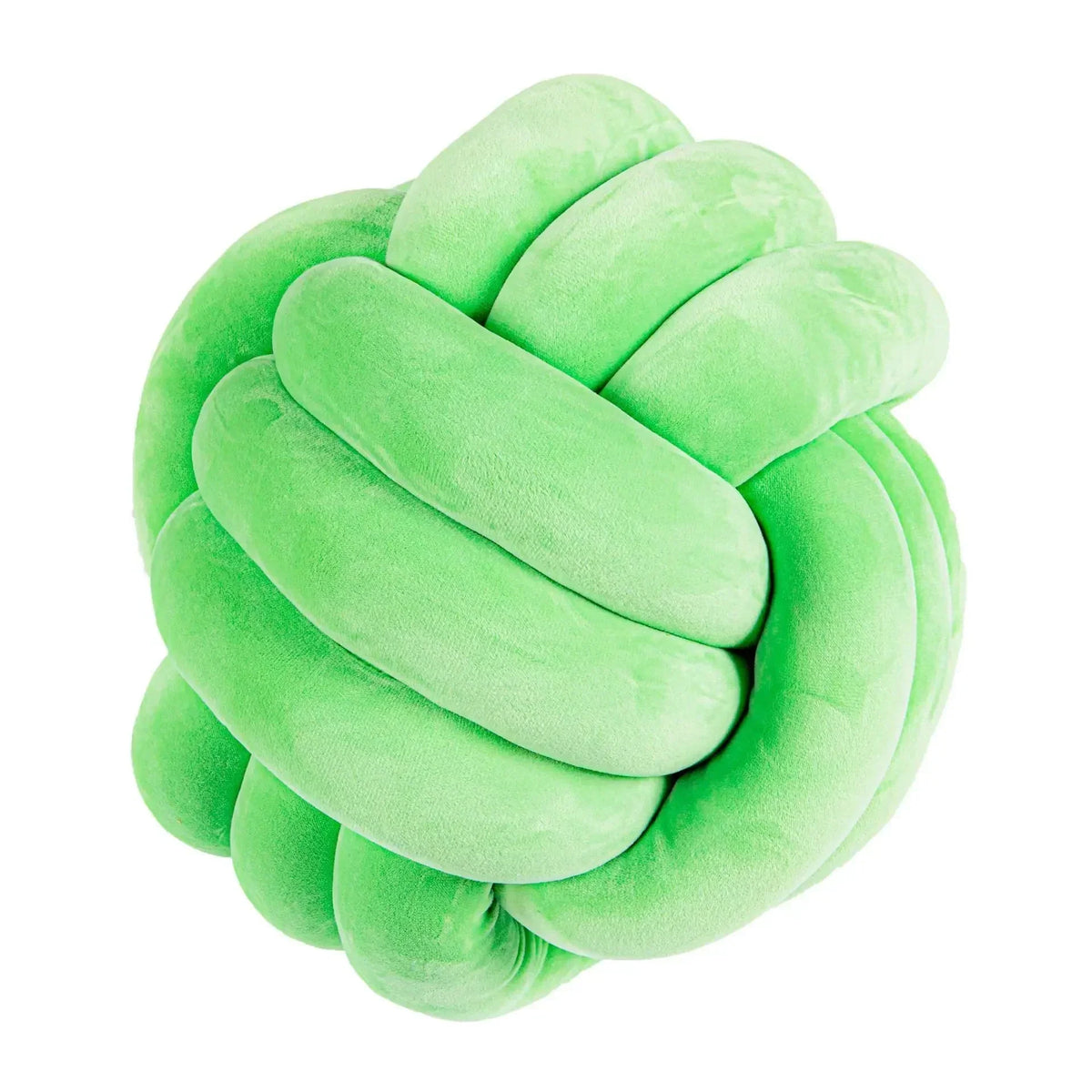 Bola de Suede Efecto Tejido Decorativa Cojín Suave