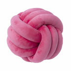Bola de Suede Efecto Tejido Decorativa Cojín Suave