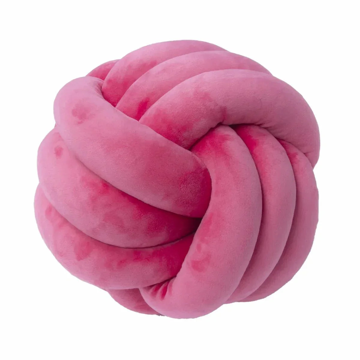 Bola de Suede Efecto Tejido Decorativa Cojín Suave