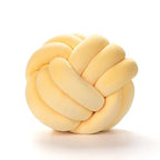 Bola de Suede Efecto Tejido Decorativa Cojín Suave
