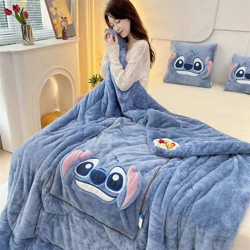 Conjunto de manta suave y cojín Kramgo - Para calidez y comodidad