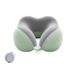 Cojín de viaje ergonómico en forma de U – Soporte para el cuello de espuma viscoelástica para viajes confortables