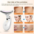 7-en-1 EMS Aparato de Masaje Facial y de Cuello - Unidad de Reafirmación y Lifting