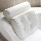 Almohada de Baño Ergonómica para Soporte de Cuello y Hombros