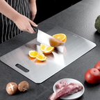 Royallure Titanio Tabla de Cortar Mejorada - Duradera, Doble Lado, Superficie Segura de Grado Alimenticio para Cocina y Uso al Aire Libre