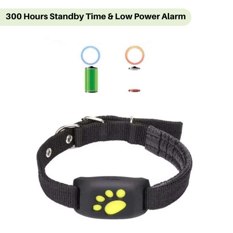 FindMyDog GPS Tracker – Seguimiento en Tiempo Real con Alertas de Zona Segura y Batería de 300 Horas