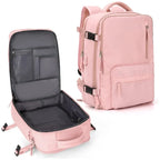 Maleta Impermeable con Puerto de Carga USB — Mochila para Laptop 35L de Nylon con Compartimentos Separados para Húmedo y Seco